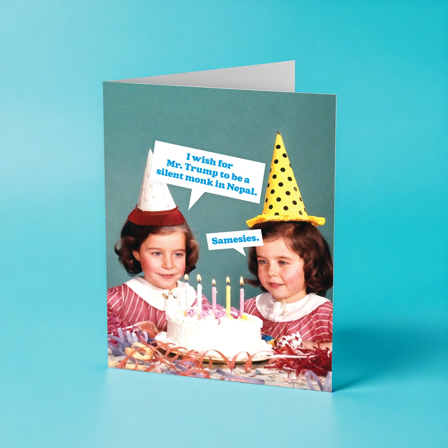 "Trump Monk" Birthday Card