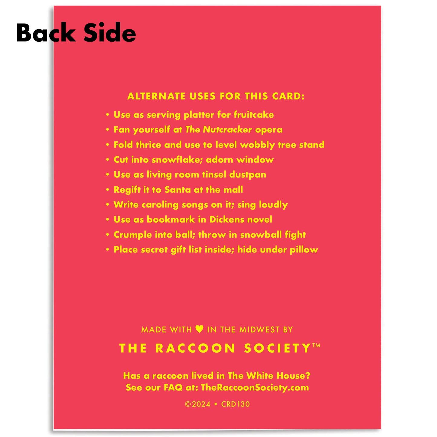 Season's Greetings Card