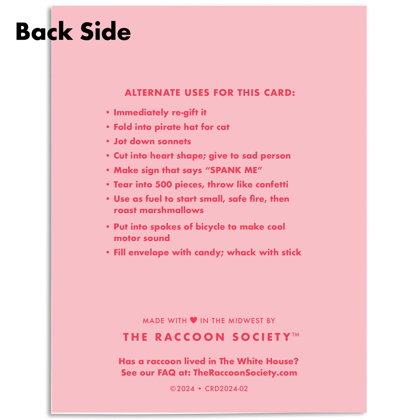 Wasted Birthday Card