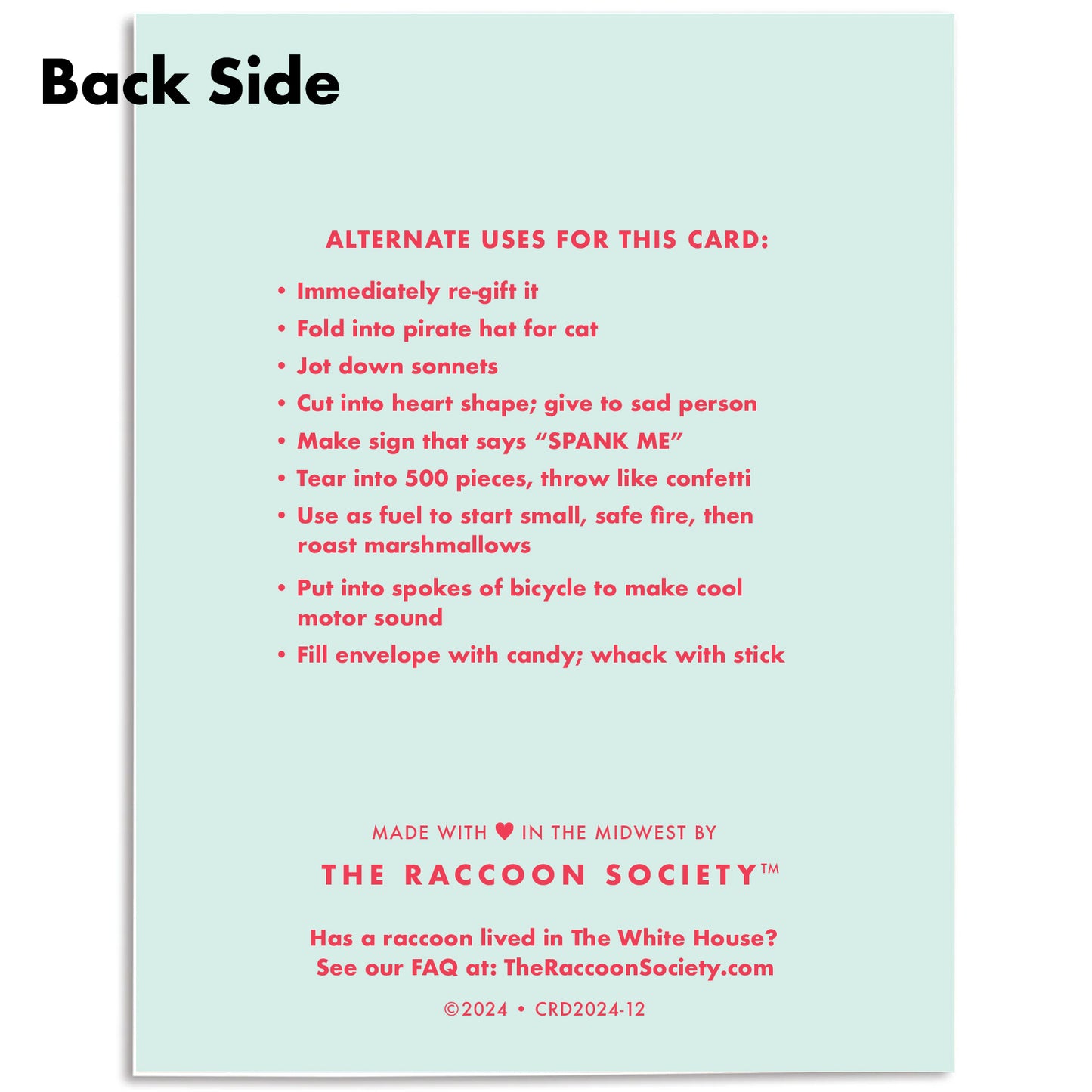 Calm Down Birthday Card