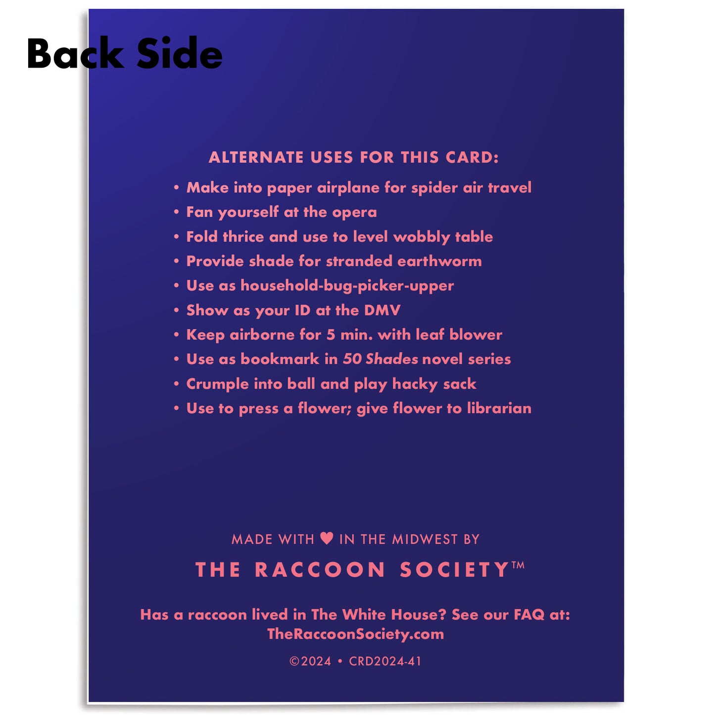 Exhausted F-ing Birthday Card