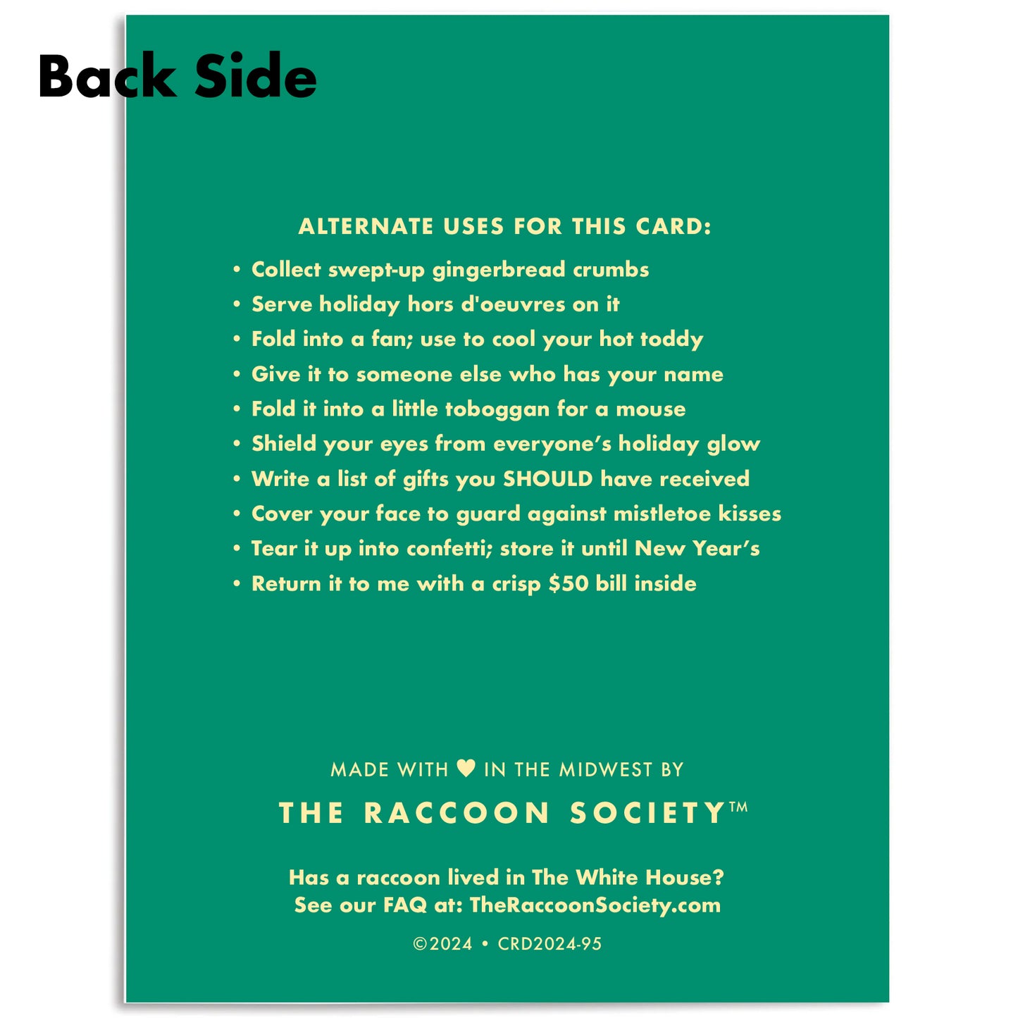 Act Like We're Not High - Christmas Card