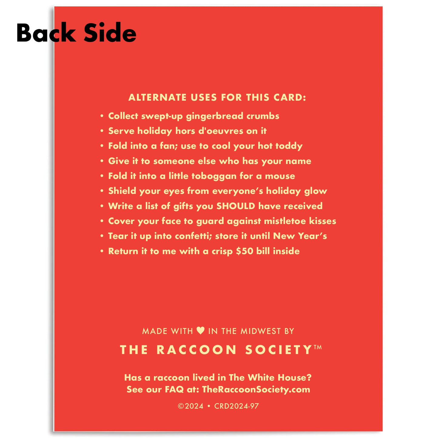 Goddamn Holiday Drink - Holiday Card