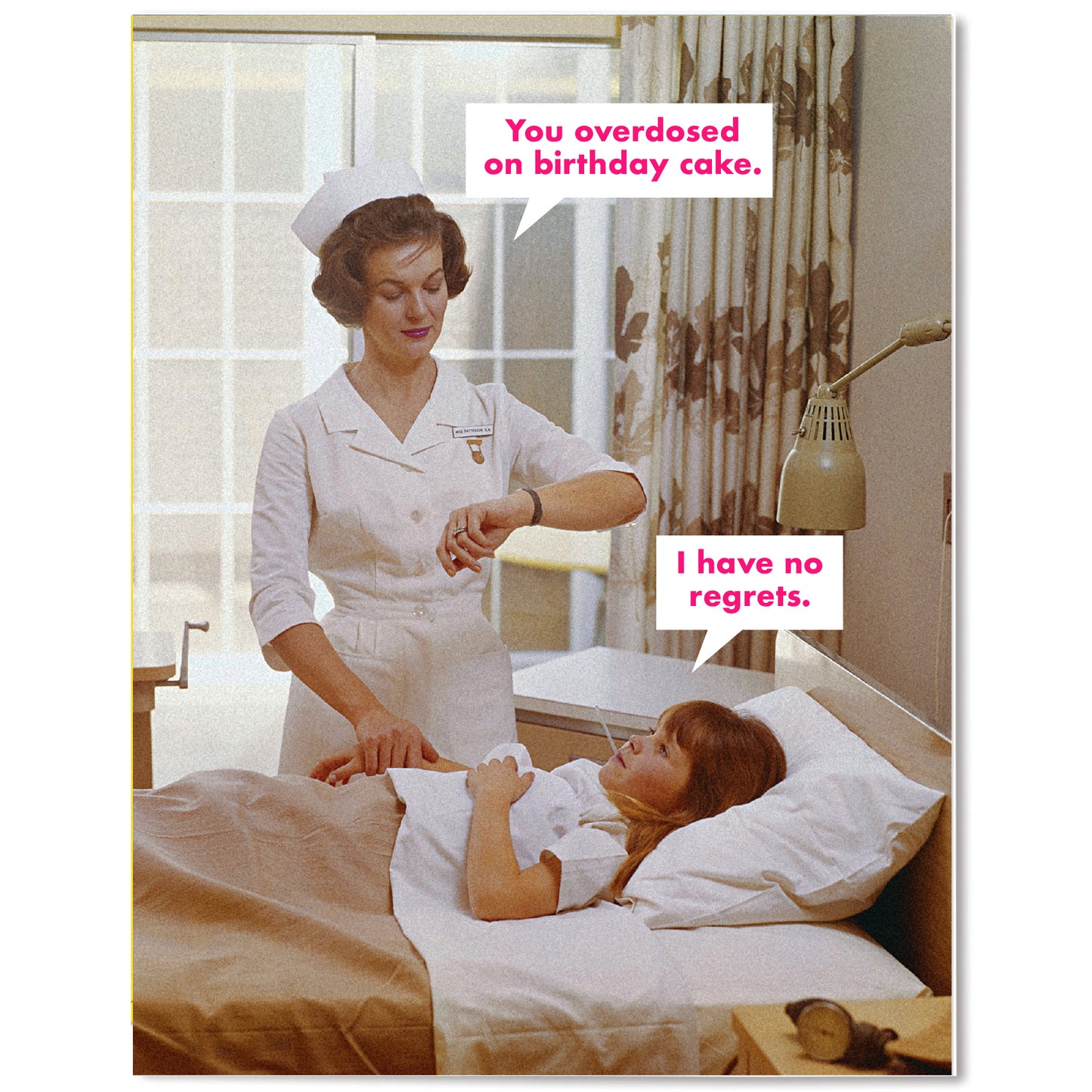 No Regrets Birthday Card