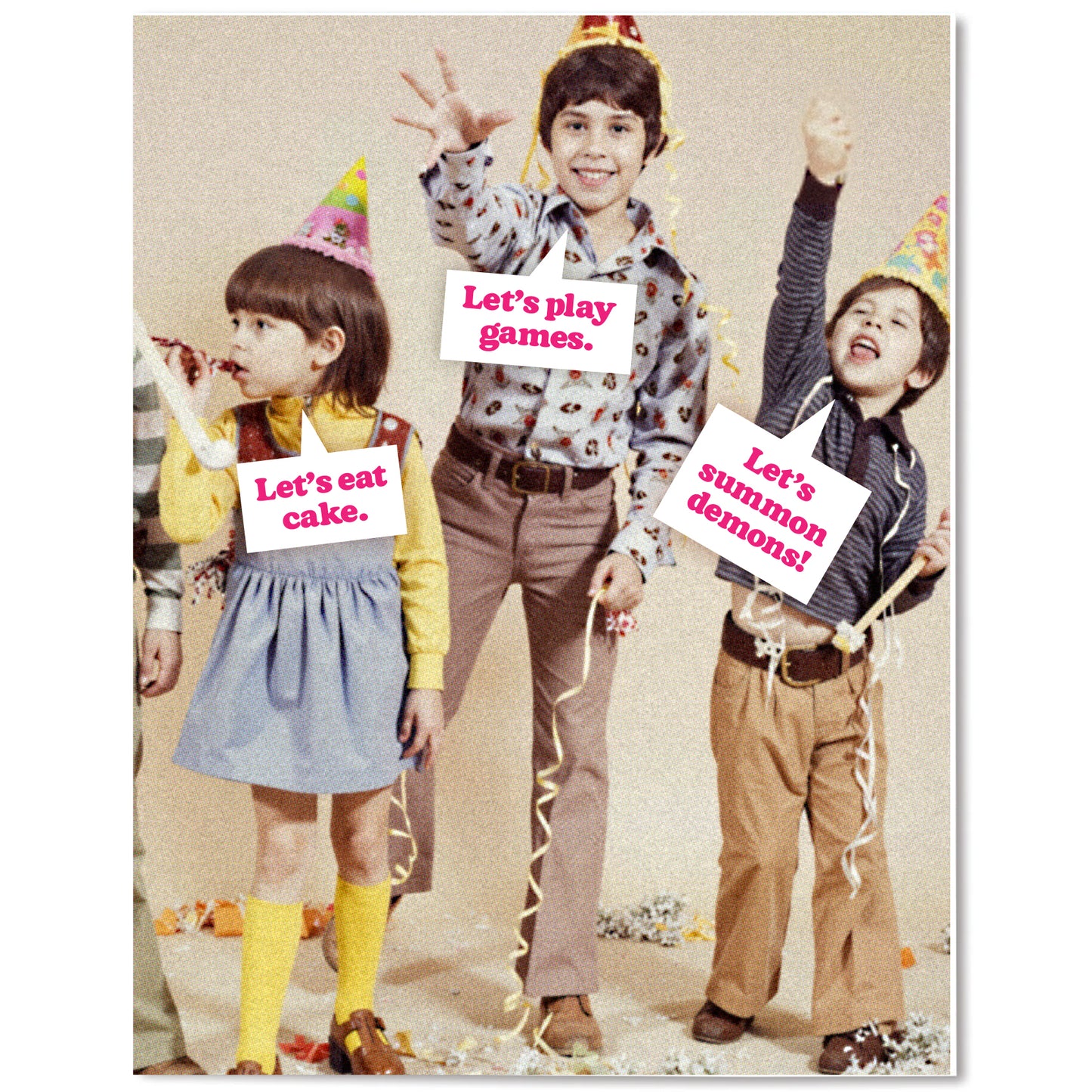 "Summon Demons" Birthday Card