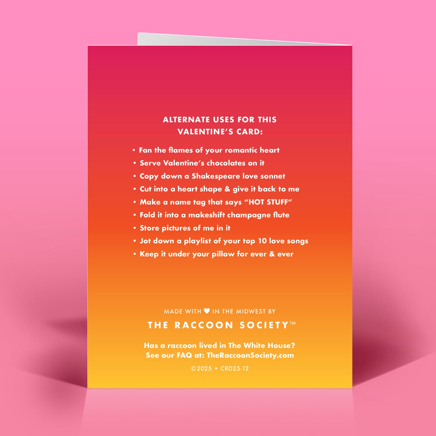 Frickin' Hottie Valentine's Card