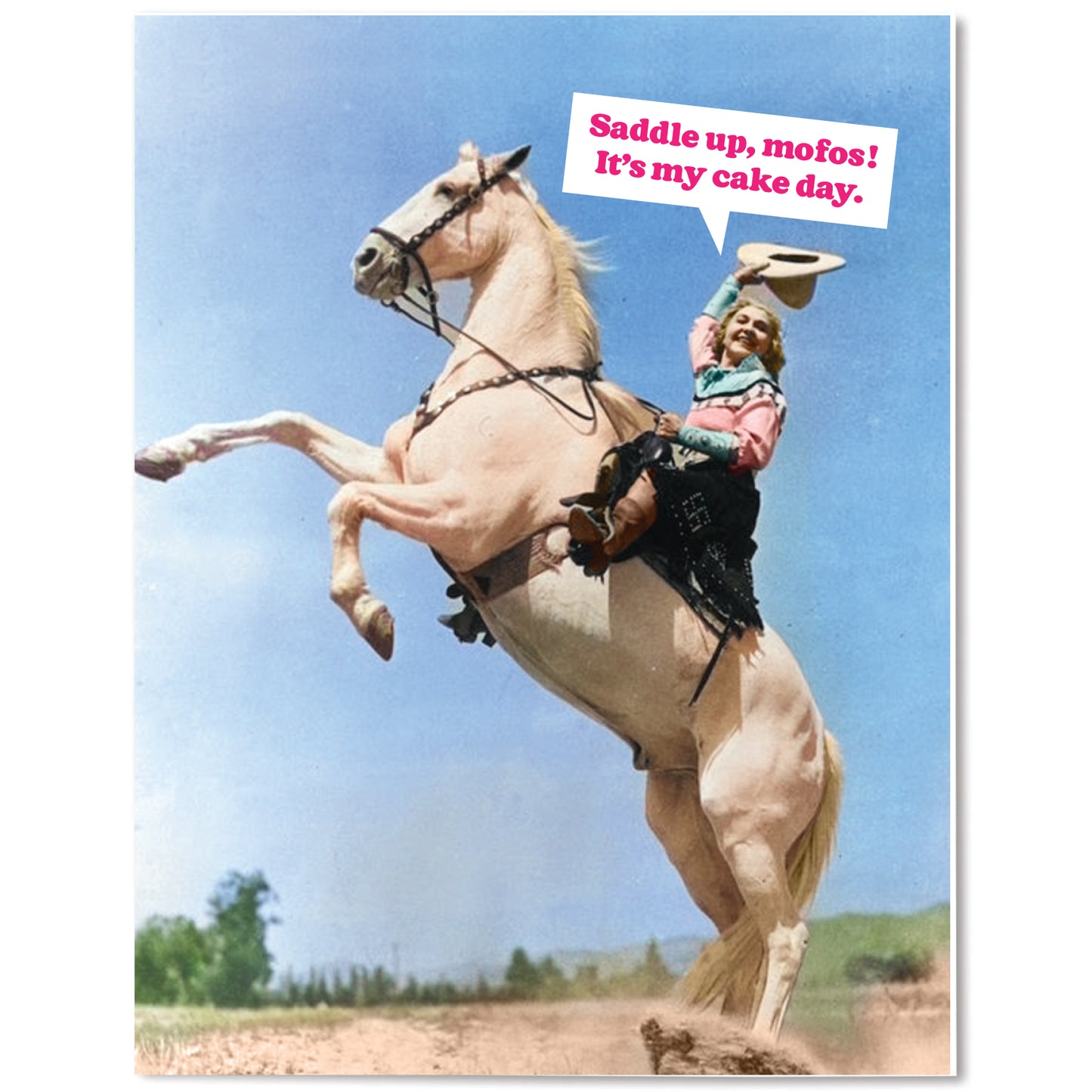 "Saddle Up" Birthday Card