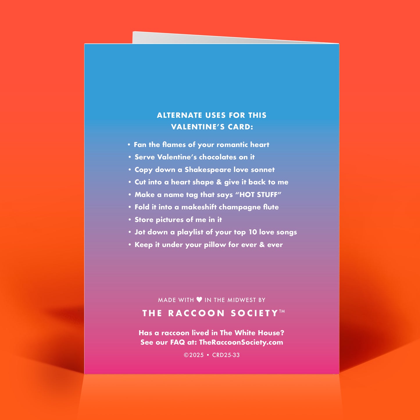 I Caught You Valentine's Card