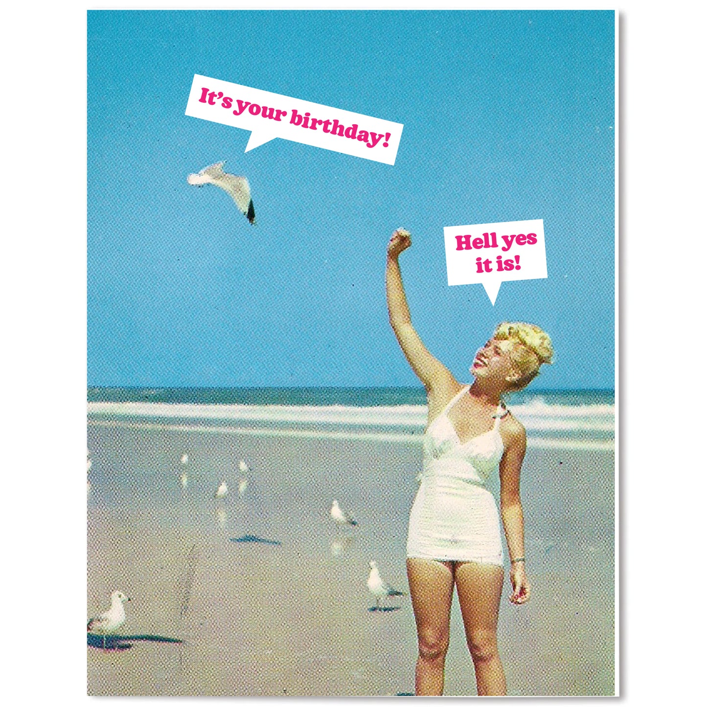 "Hell Yes" Birthday Card