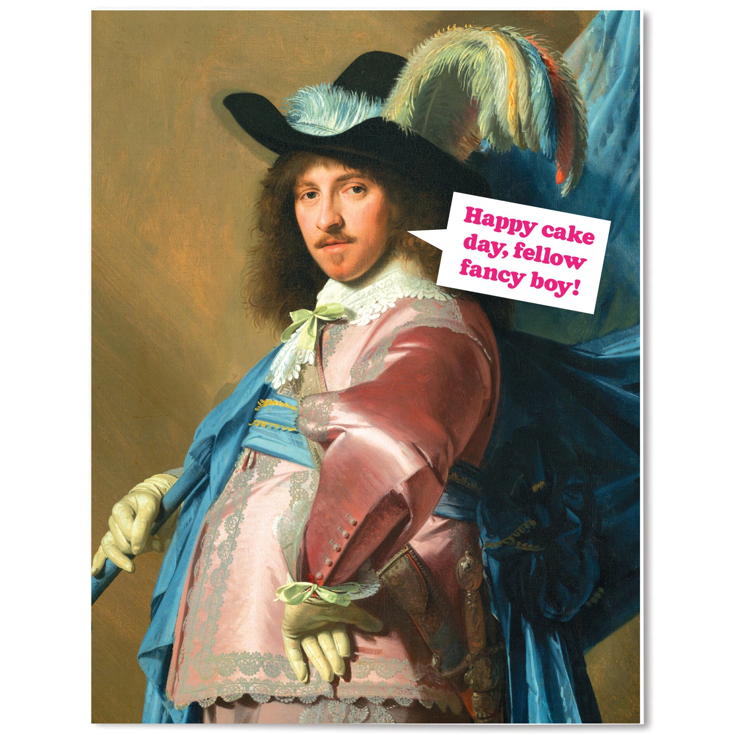 "Fancy Boy" Birthday Card