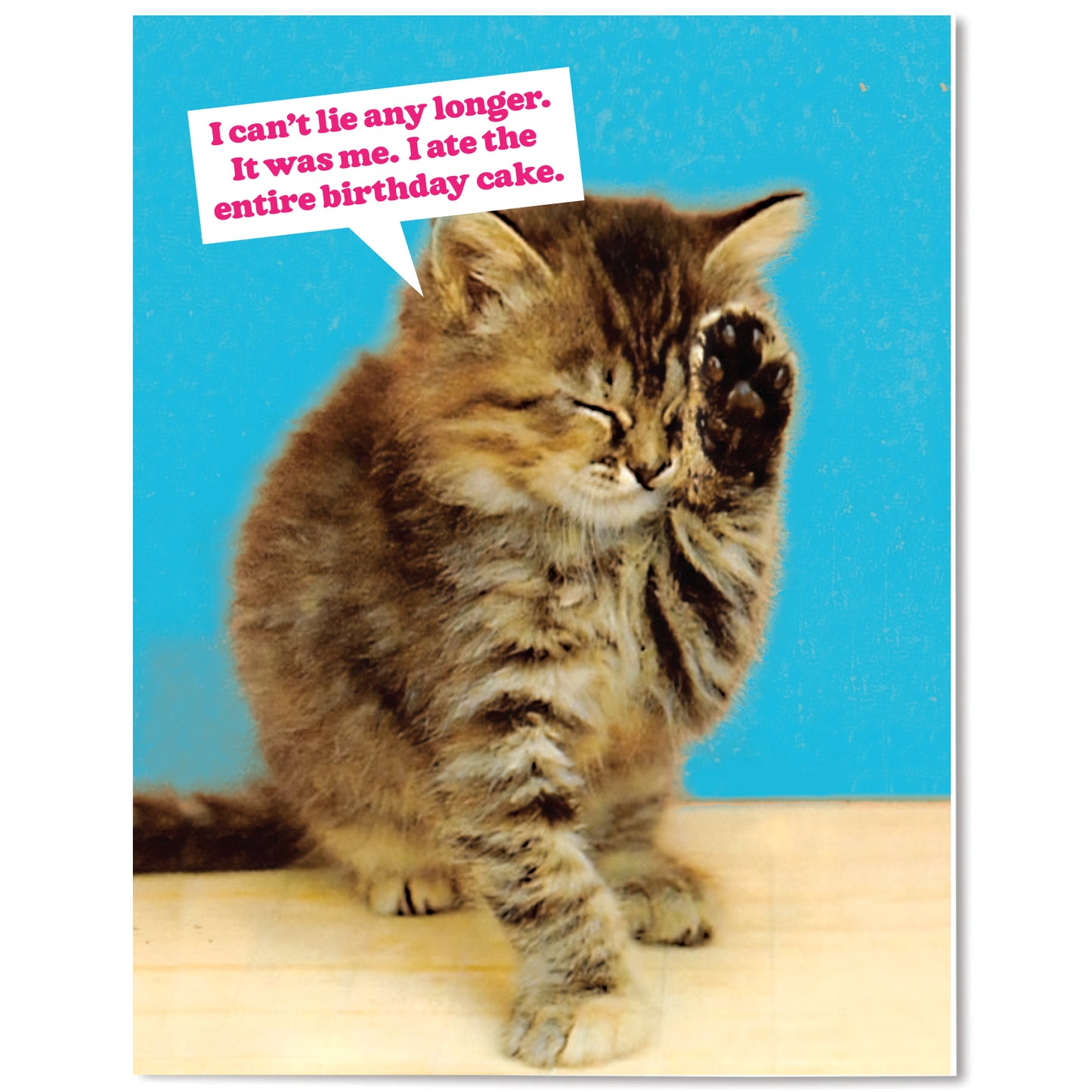 "It Was Me" Birthday Card