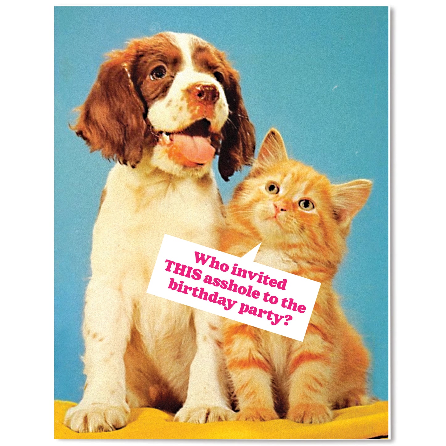 "Who Invited" Birthday Card