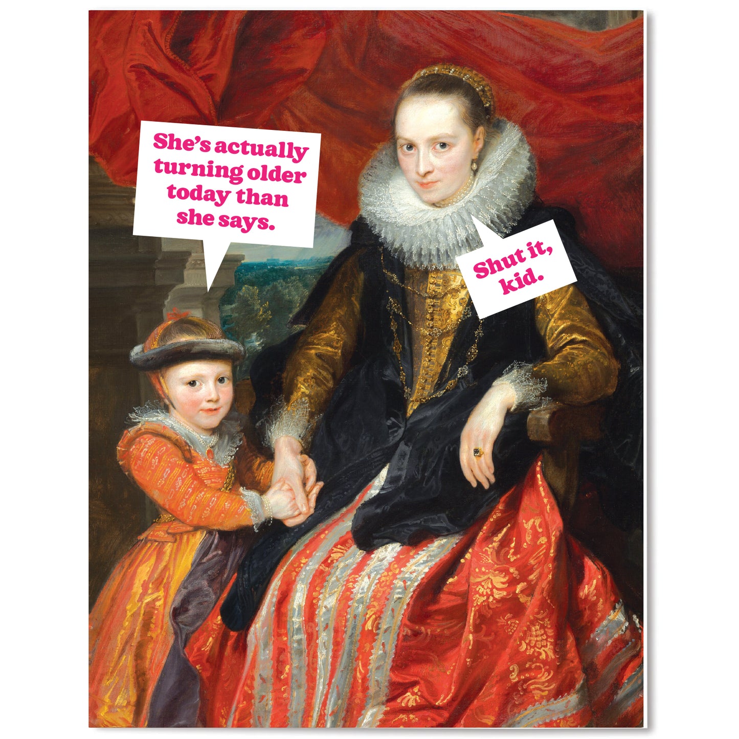 "Shut It, Kid" Birthday Card