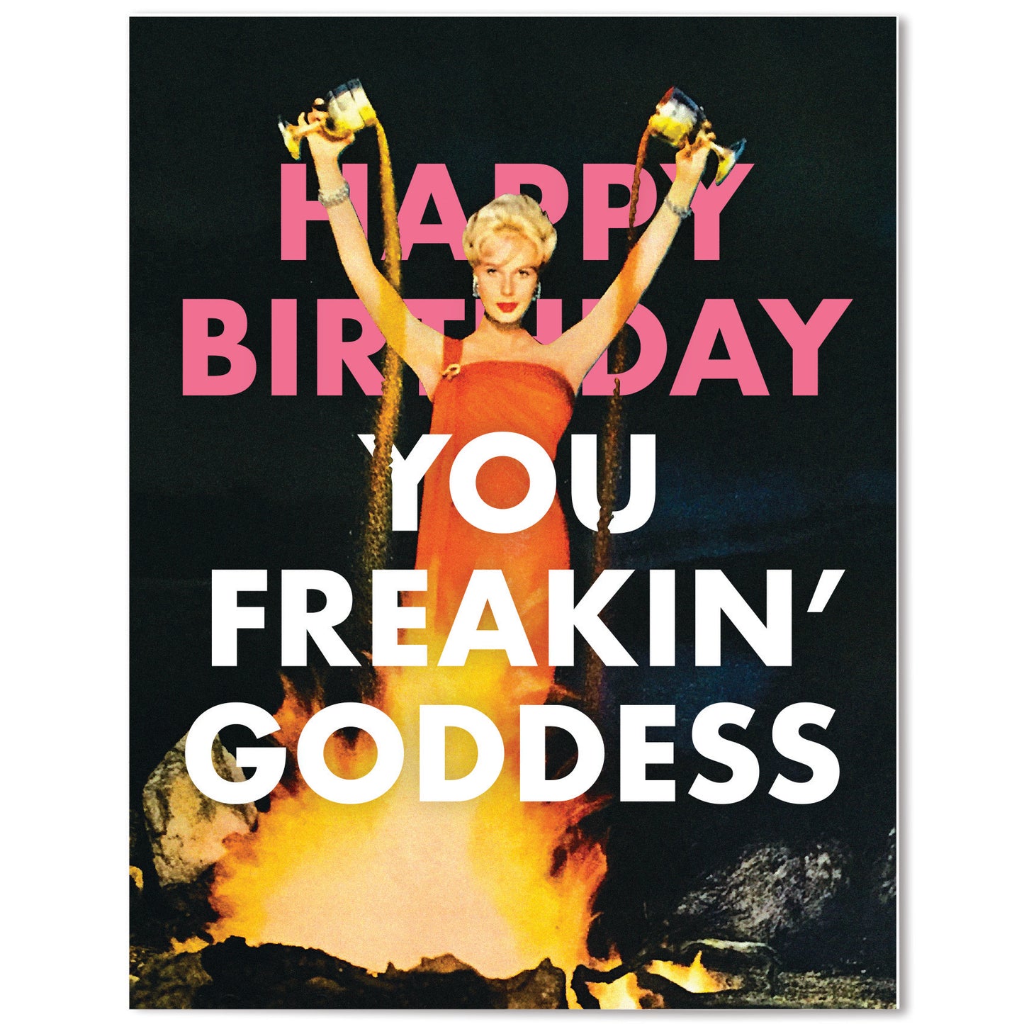 Happy Birthday Goddess Card