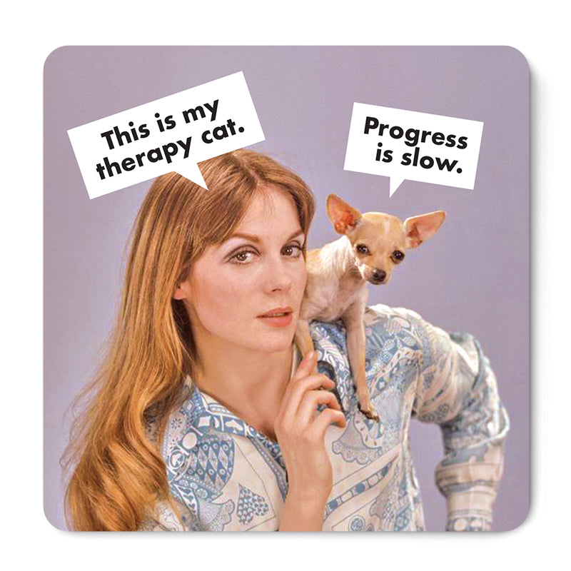 "Therapy Cat/Dog" Magnet