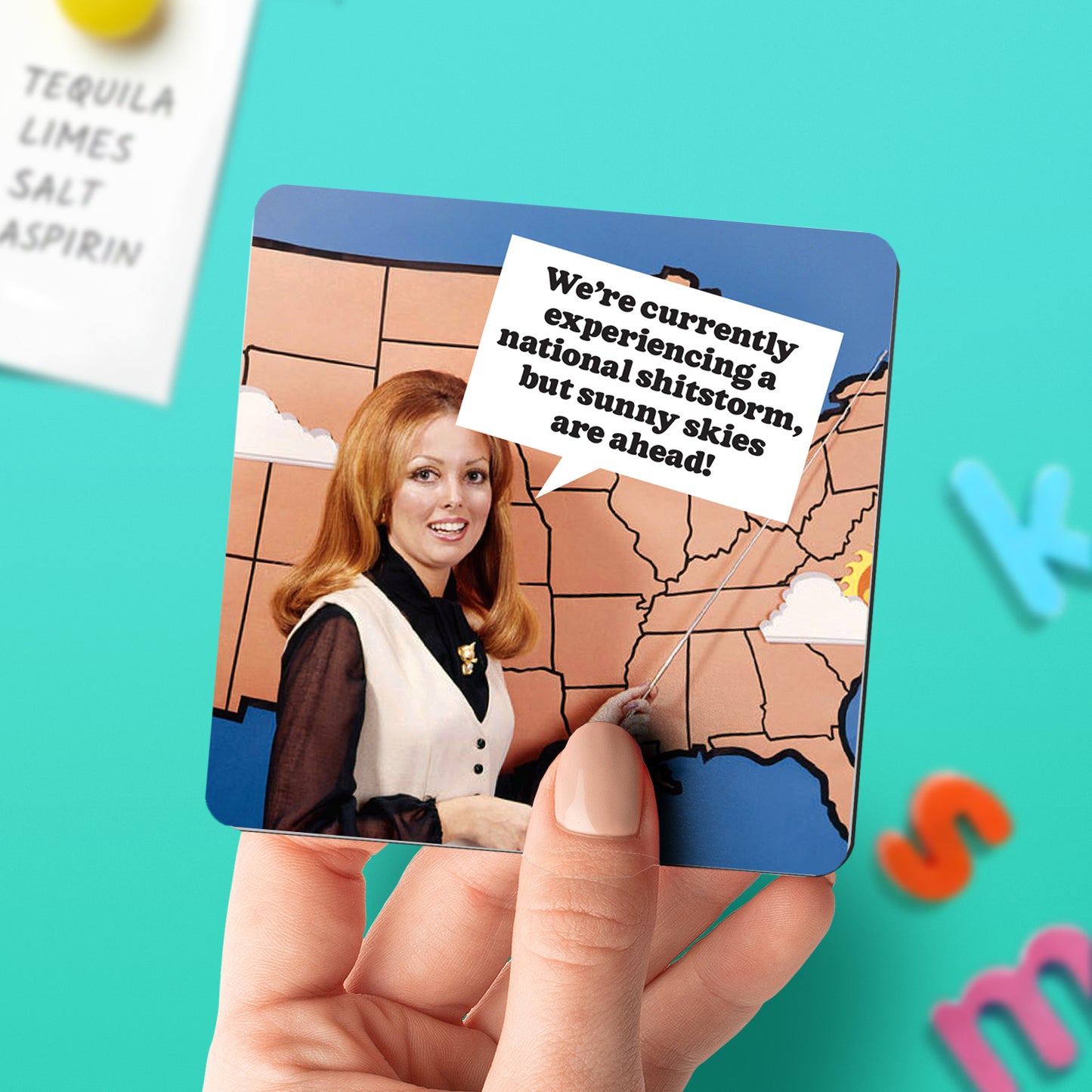 "Shitstorm Forecast" Magnet