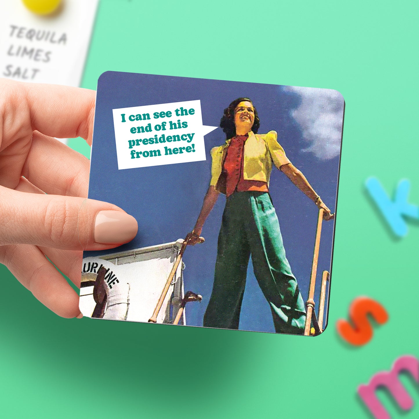 "End of His Presidency" Magnet