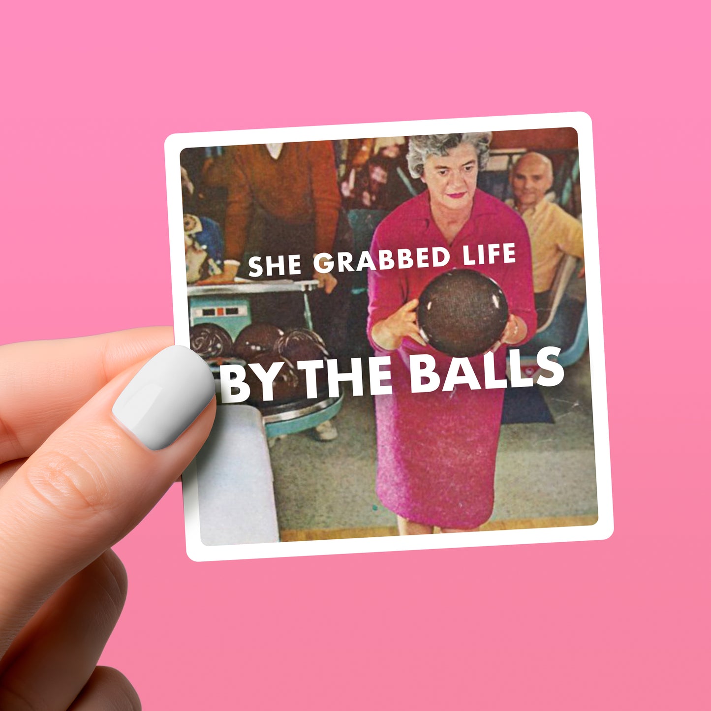 By the Balls Sticker