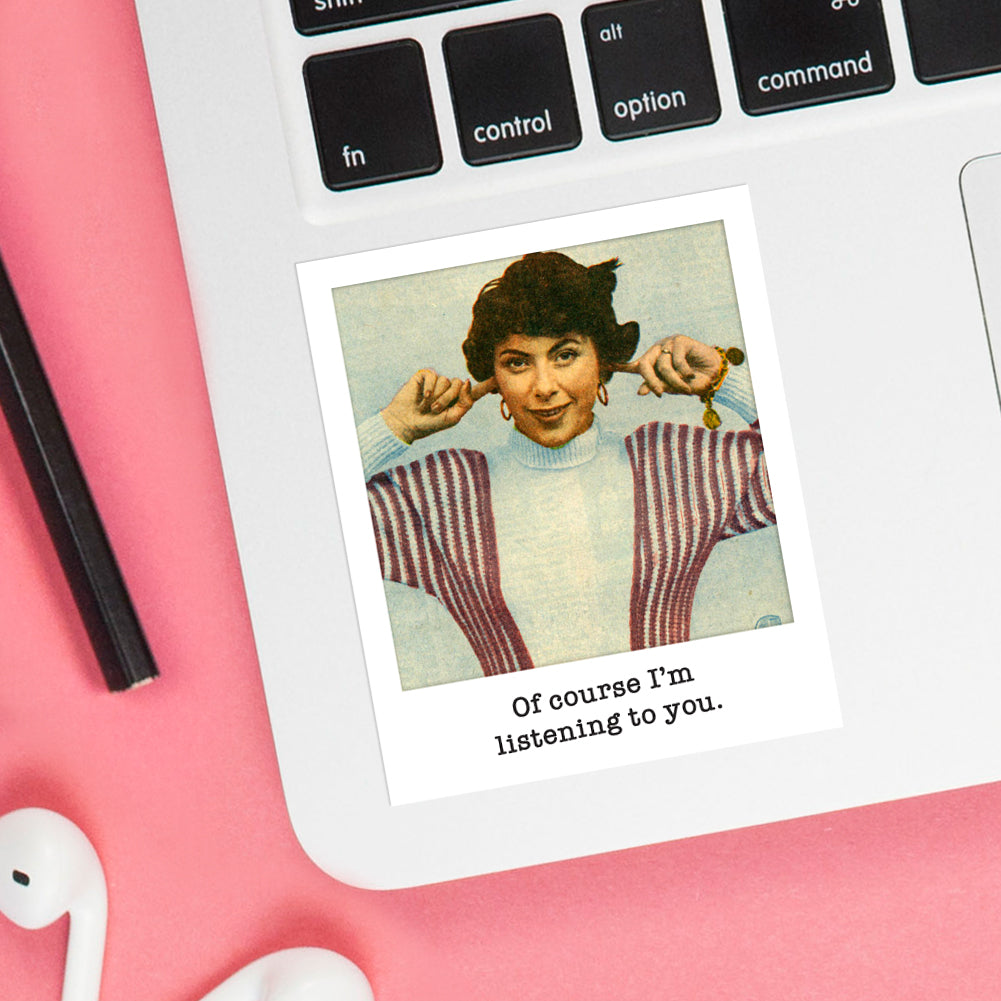 I'm Listening Sticker