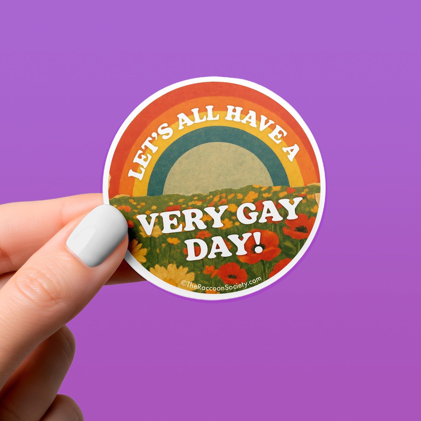 "Very Gay Day!" Sticker