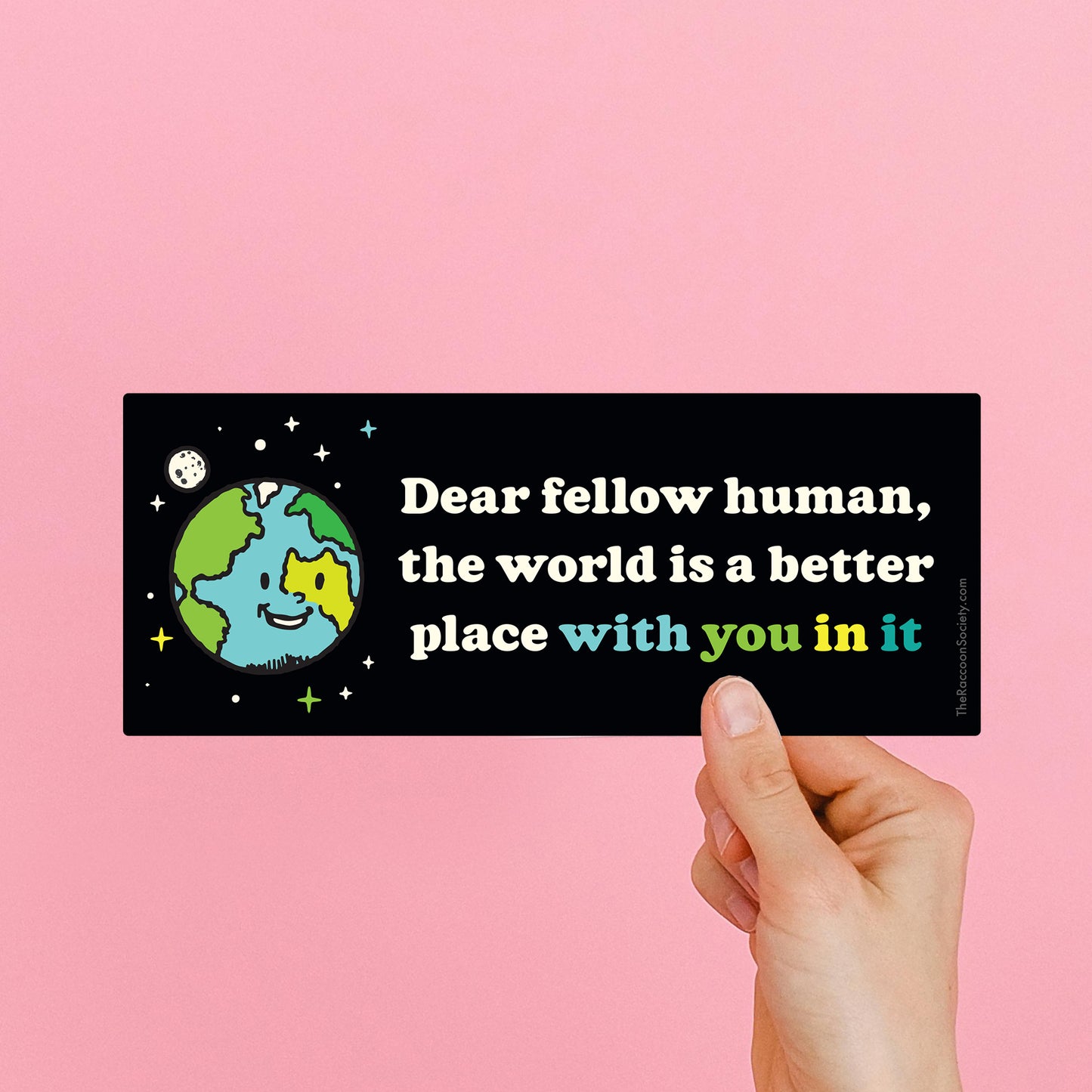 "Dear Fellow Human" Big Sticker