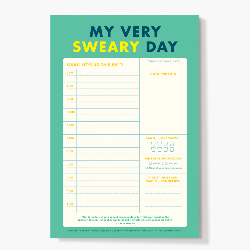 Very Sweary Daily Planner Pad