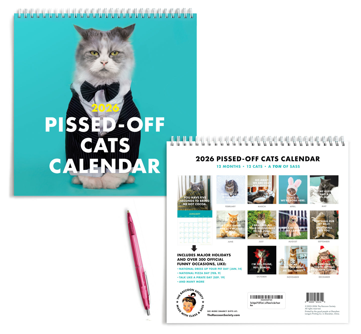 2026 Pissed-off Cats Calendar