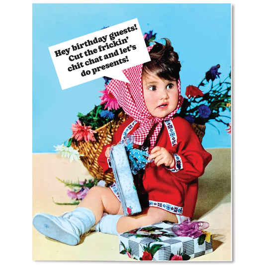 "Cut the Chit Chat" Birthday Card