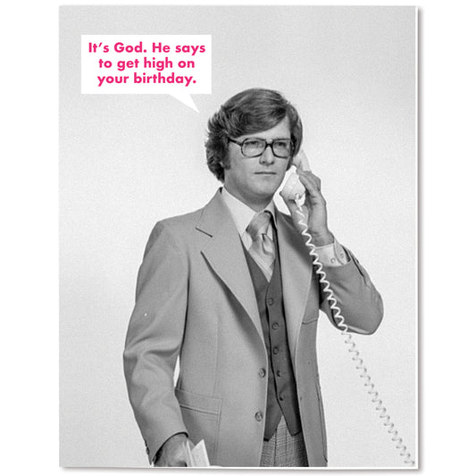 Get High Birthday Card