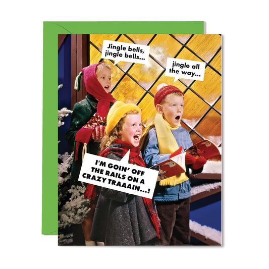 Crazy Train - Christmas Card