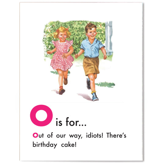 Out of Our Way! - Birthday Card