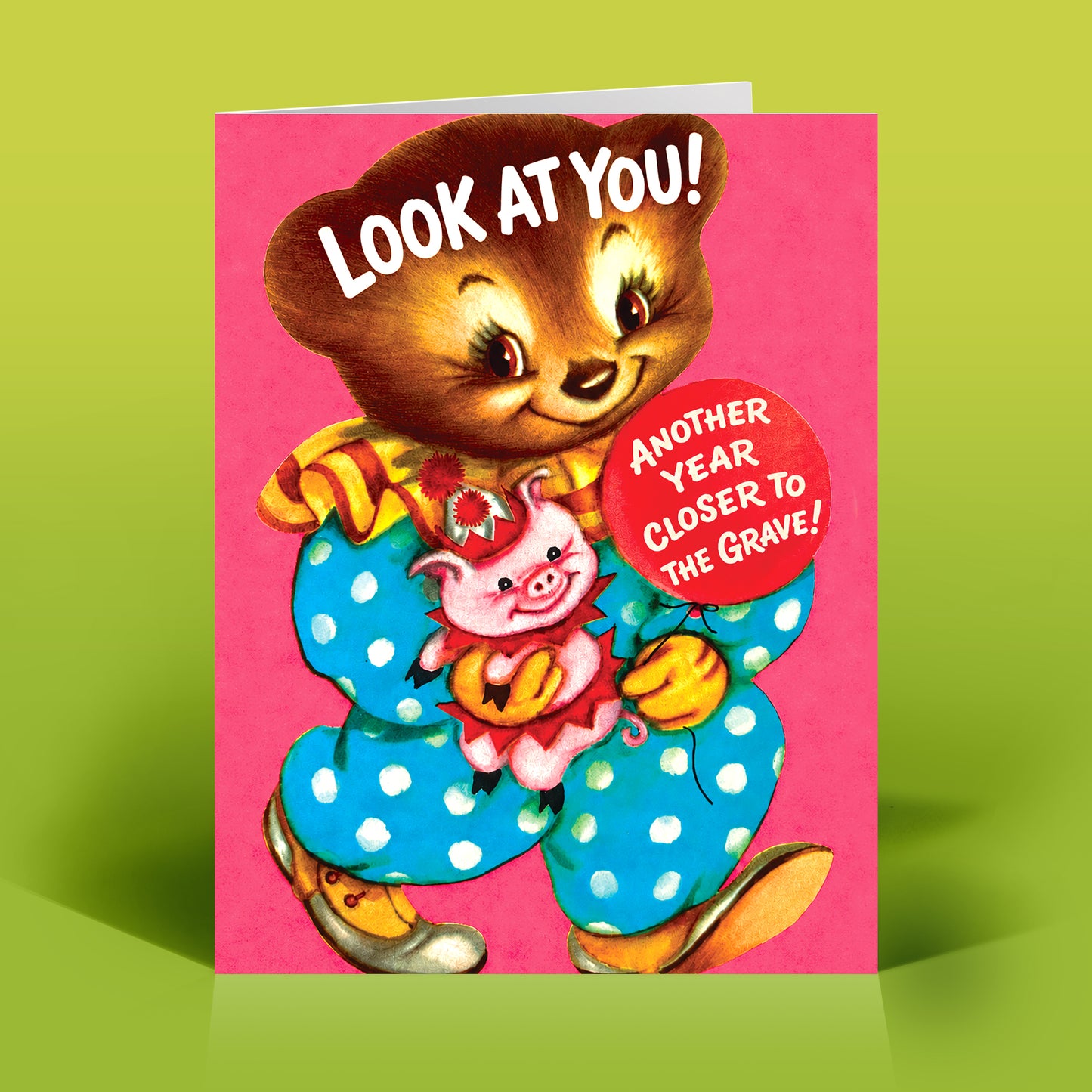 Closer to the Grave! Birthday Card