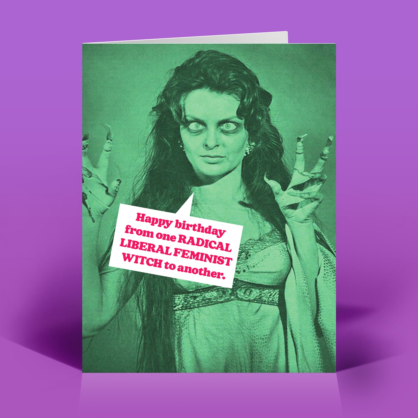 FEMINIST WITCH Birthday Card