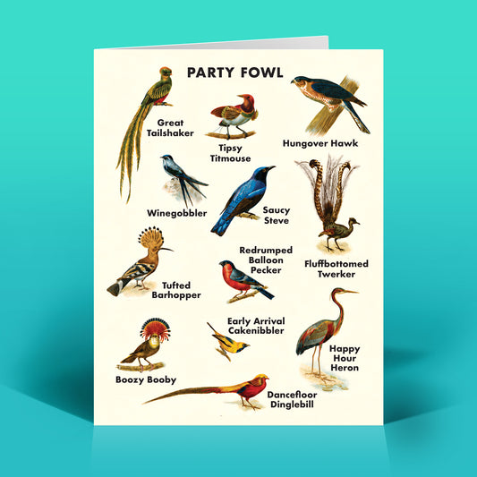 Party Fowl Birthday/Everyday Card