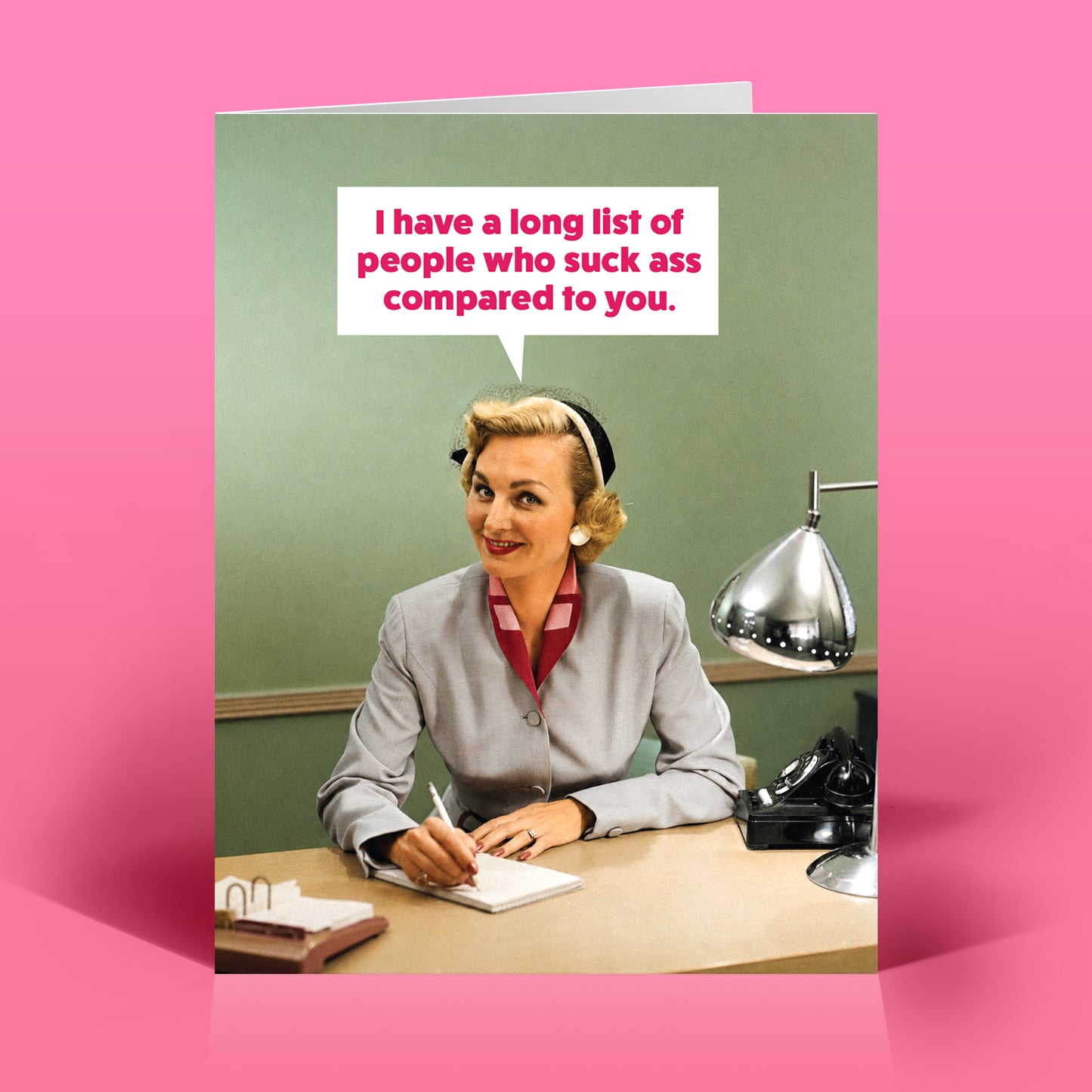People Who Suck Ass Birthday Card