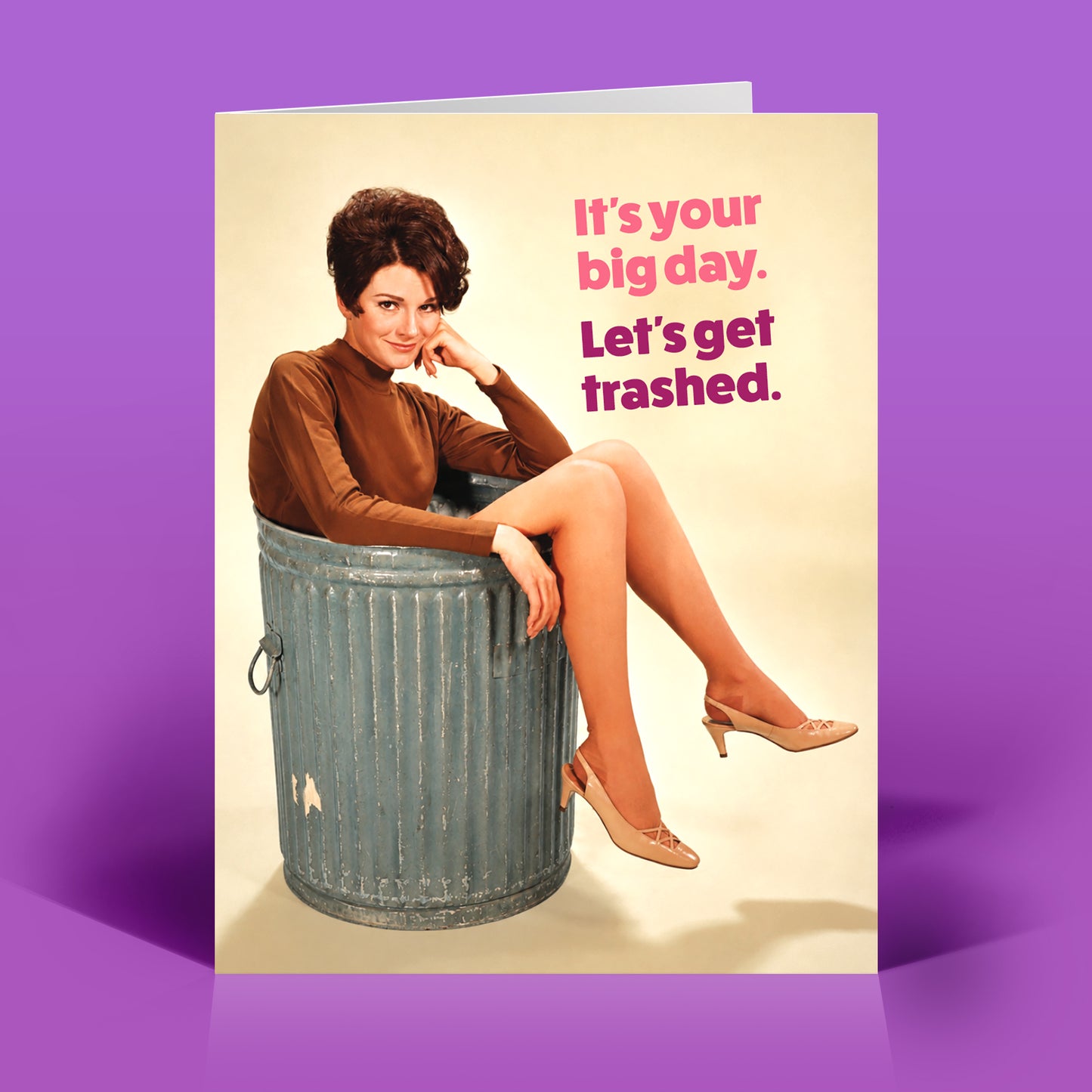 Let's Get Trashed Birthday Card