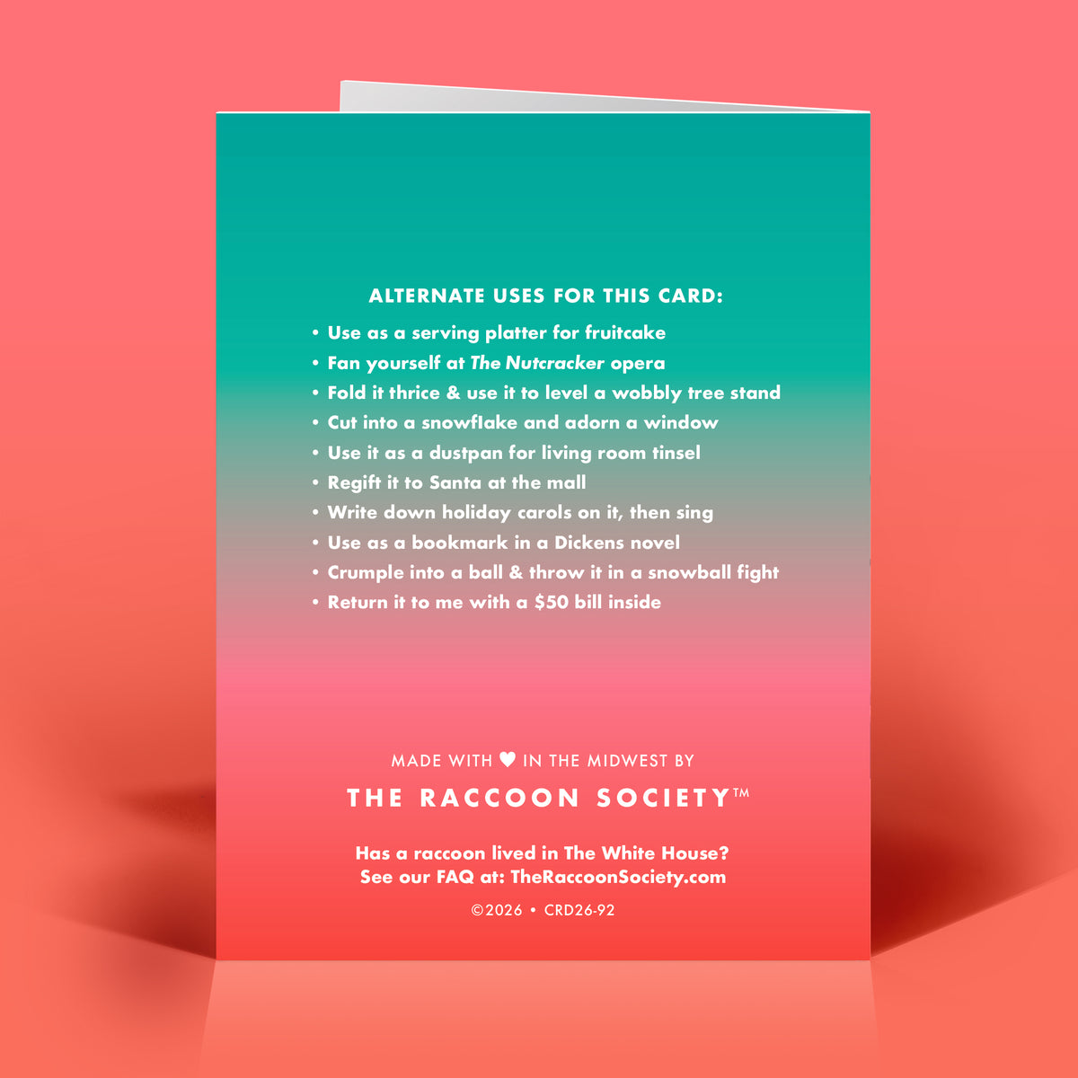 Funny Holiday Season Card – TURKEY HIGH – Vintage Humor