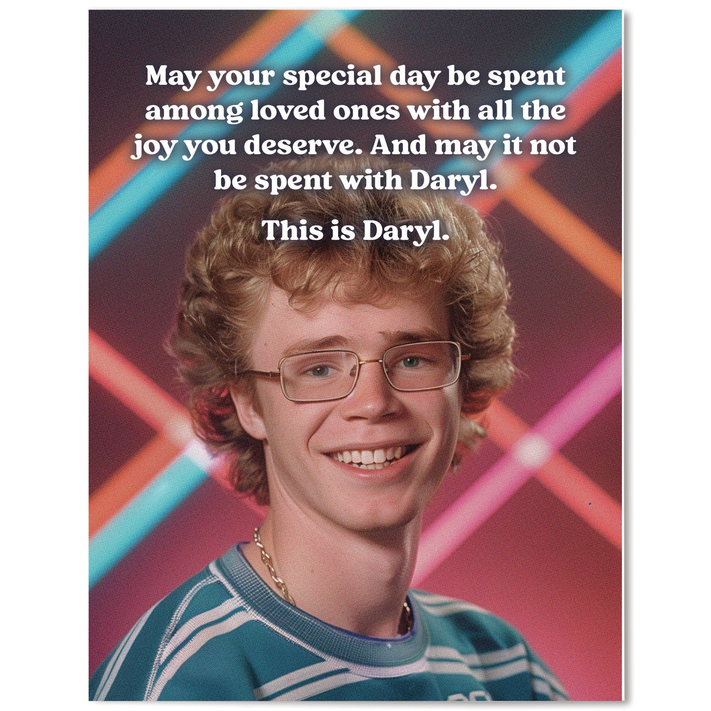 Daryl Birthday Card