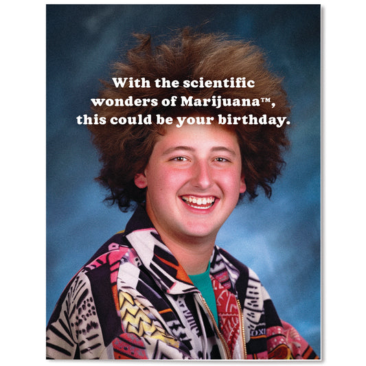 Marijuana Birthday Card