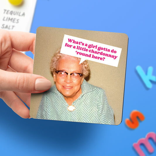"Chardonnay Girl" Magnet