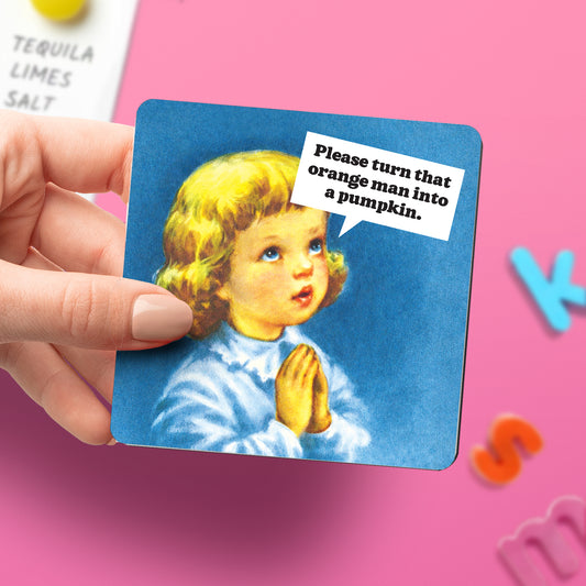 "Into a Pumpkin" Magnet