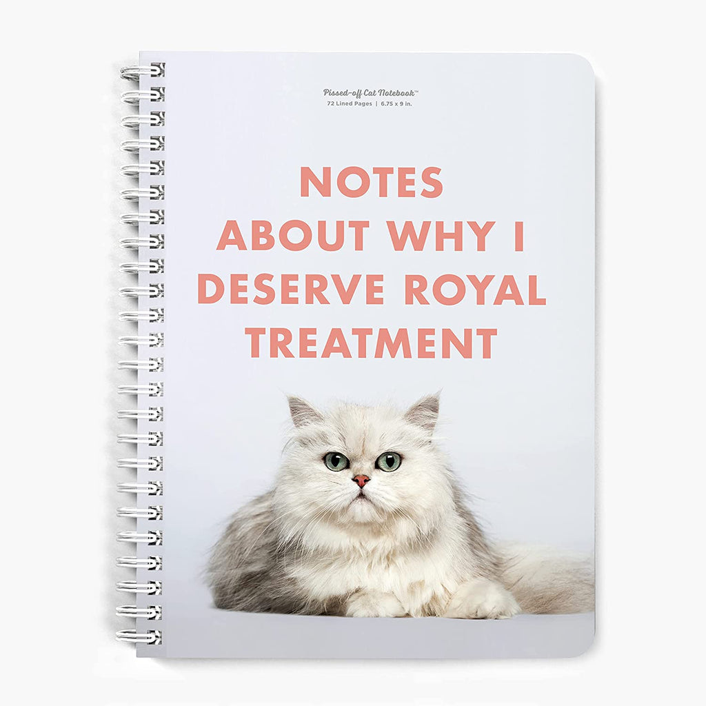 Notes on Why I Deserve Royal Treatment - Notebook