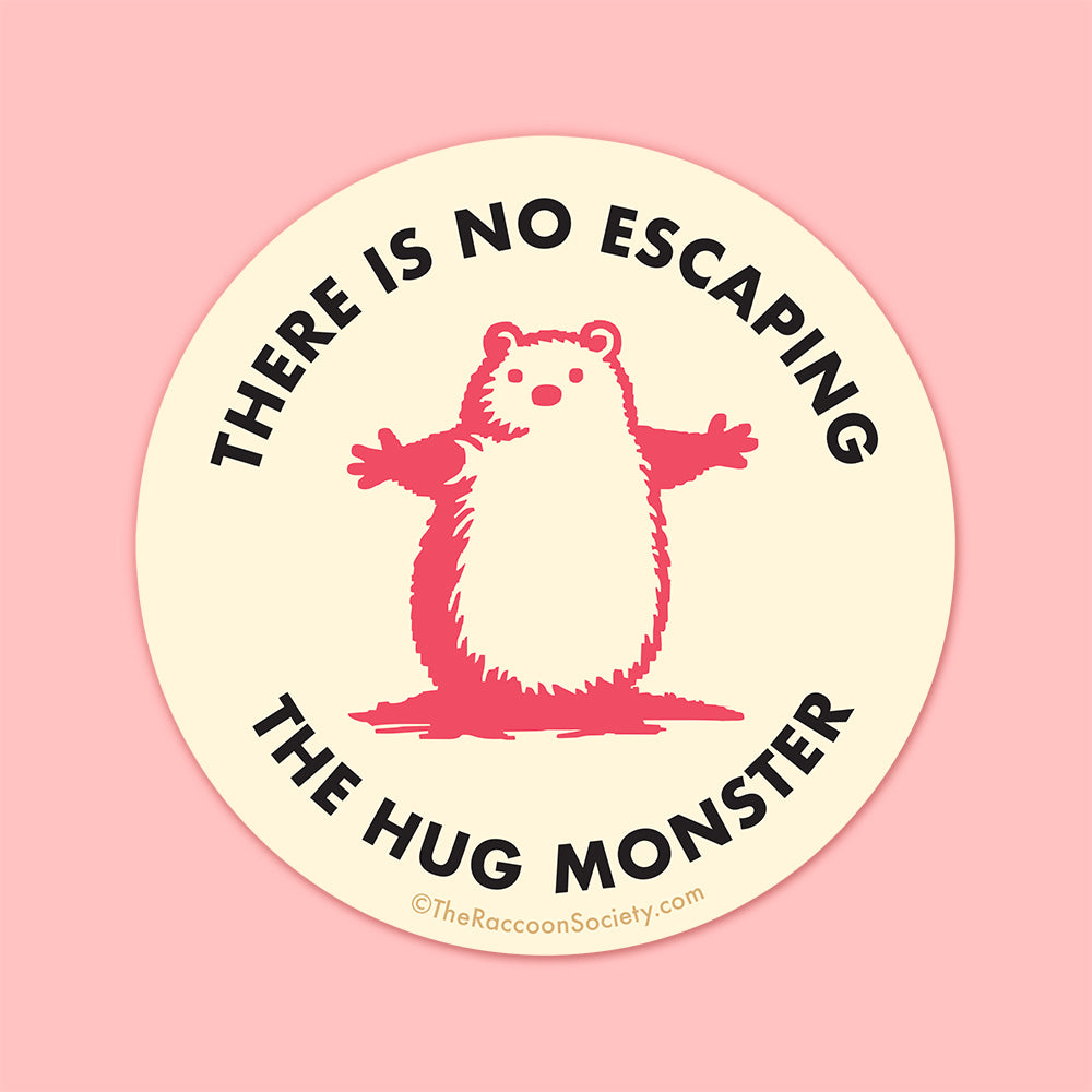 "Hug Monster" Sticker