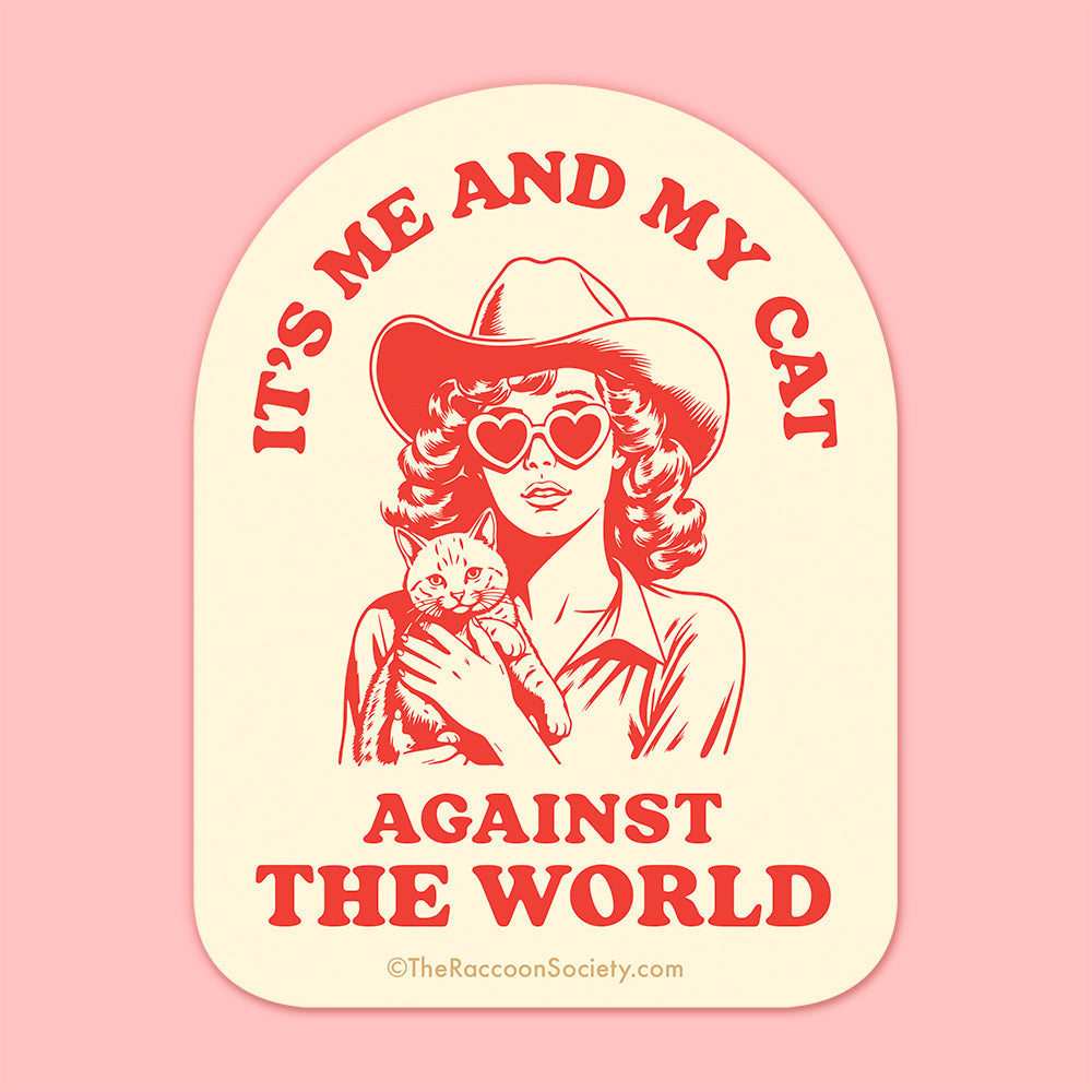 "Me and My Cat" Sticker