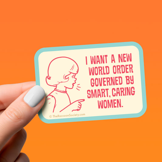 "New World Order" Sticker