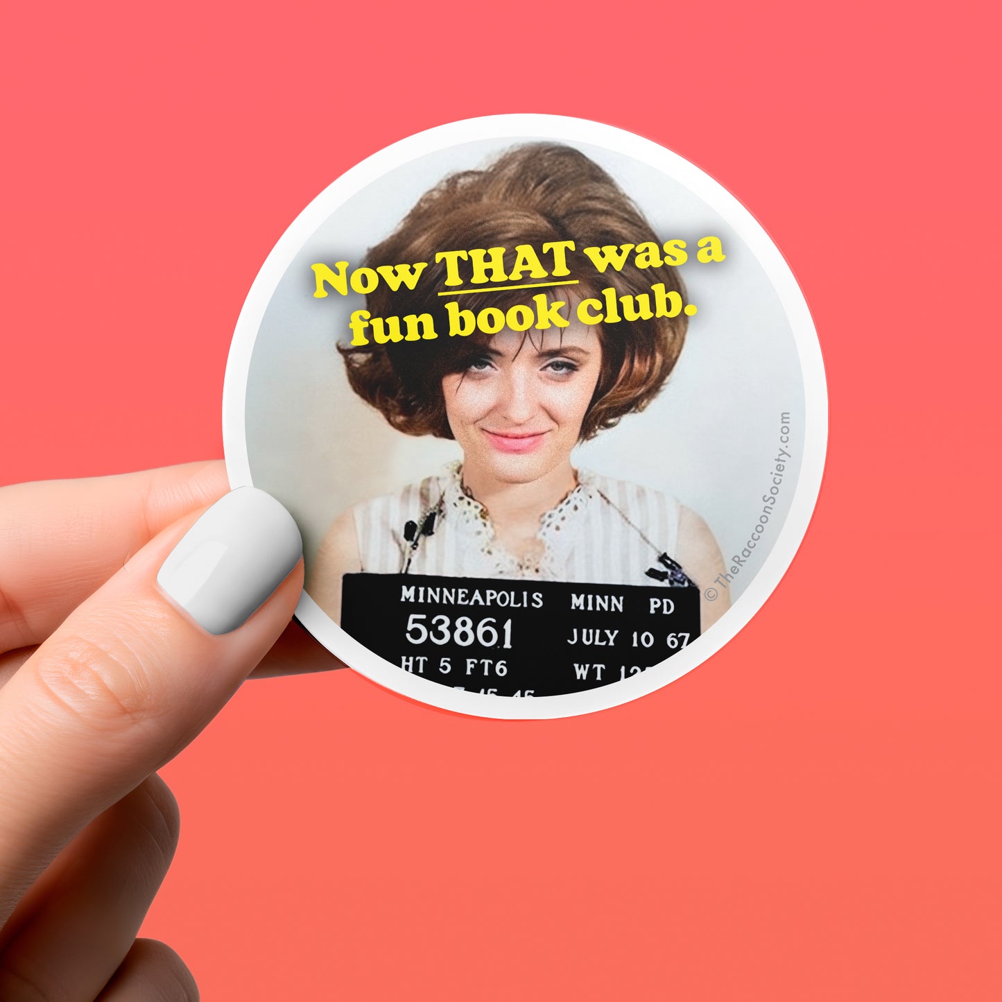 Funny Sticker - BOOK CLUB - Vintage Humor