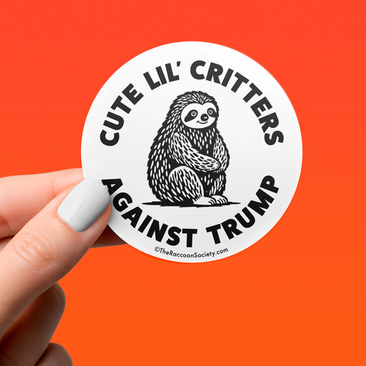 Funny Sticker - CRITTERS VS. TRUMP - Political