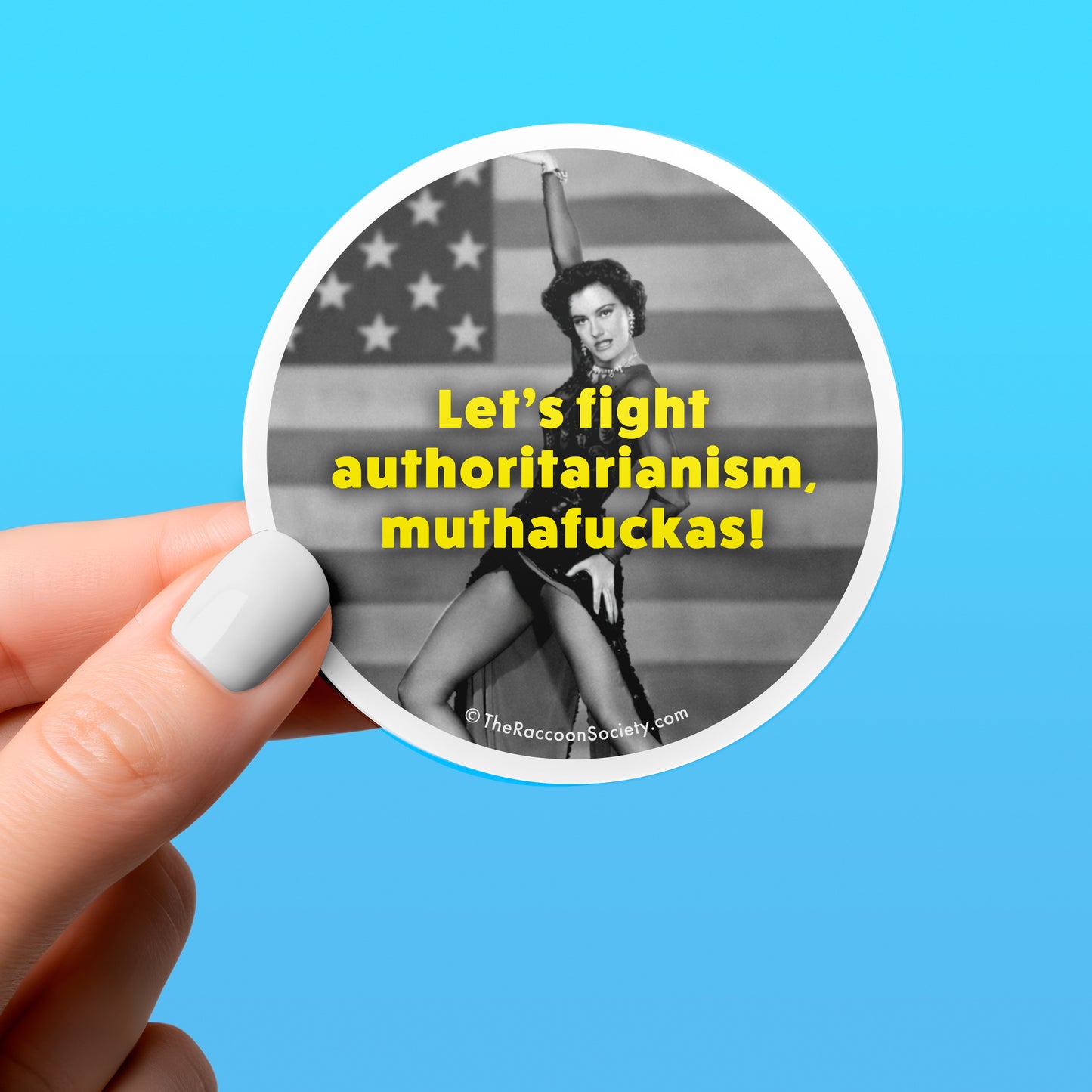 Funny Sticker - LET'S FIGHT - Political Humor