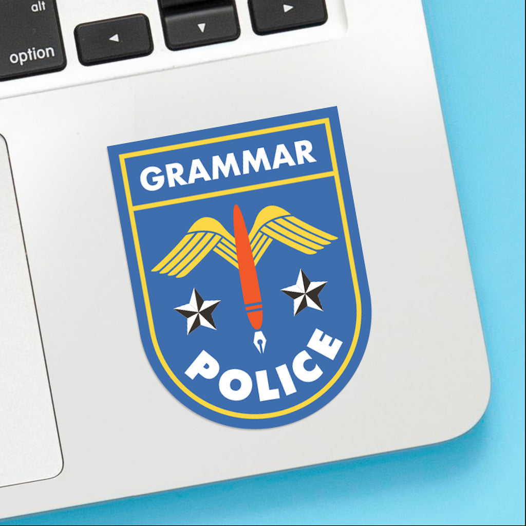 Grammar Police Sticker