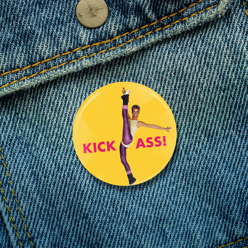 Kick Ass! Button